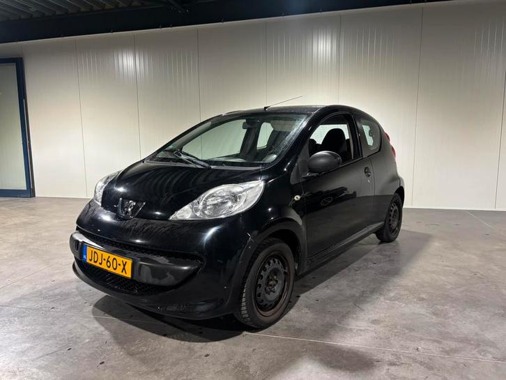 Peugeot 107 1.0 12V 3DR 2006 Zwart, Auto's, Peugeot, Bedrijf, ABS, Airbags, Metallic lak, Radio, Startonderbreker, Benzine, Hatchback