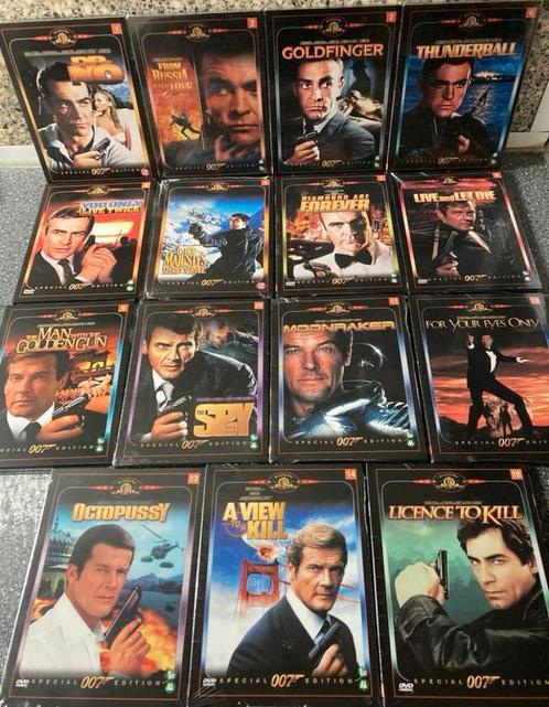 James Bond Collection 15x, Cd's en Dvd's, Dvd's | Actie, Actie, Vanaf 12 jaar, Ophalen of Verzenden