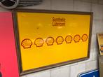 Vintage Shell Synthetic Lubricant Reclamebord, Ophalen, Reclamebord, Gebruikt, .