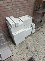 Restpartij kalkzandsteen - 36 stuks, Doe-het-zelf en Verbouw, Metselstenen, Ophalen, Zo goed als nieuw, Kalkzandstenen