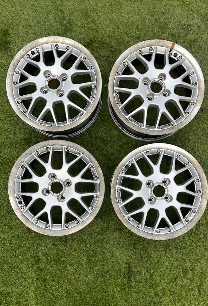 Originele BBS RS 772 15 inch steek 4x100, Auto-onderdelen, Banden en Velgen, Velg(en), Zomerbanden, 15 inch, 195 mm, Ophalen