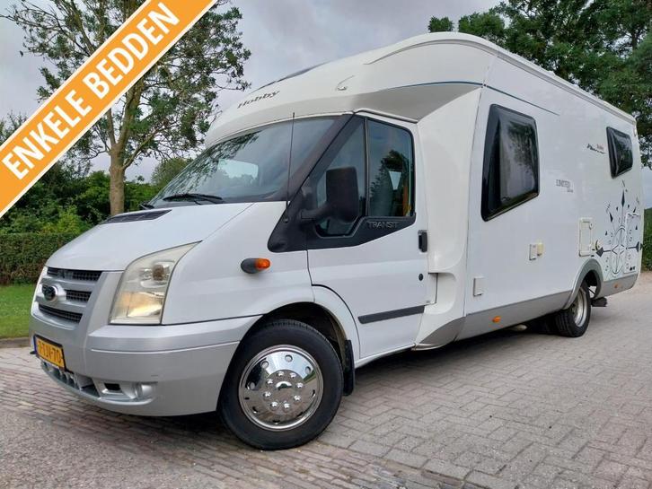 Nette Hobby 650 ESC LE, met extra lage bedden en trekhaak !!, Caravans en Kamperen, Campers, Bedrijf, tot en met 3, Half-integraal