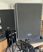 Dynacord D12 D-Lite Passief SpeakerSET 300W-2Weg + Statief, Audio, Tv en Foto, Luidsprekers, Gebruikt, 120 watt of meer, Front, Rear of Stereo speakers