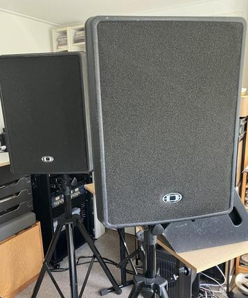 Dynacord D12 D-Lite Passief SpeakerSET 300W-2Weg + Statief beschikbaar voor biedingen