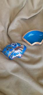 Cloisonne dekseldoosje lengte 8 cm, Ophalen of Verzenden