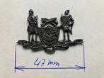 Oud Gurkha Embleem met gekruiste Kukri - ca 1900 - Schaars, Verzamelen, Militaria | Algemeen, Verzenden, Landmacht, Engeland, Embleem of Badge