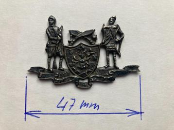 Oud Gurkha Embleem met gekruiste Kukri - ca 1900 - Schaars beschikbaar voor biedingen