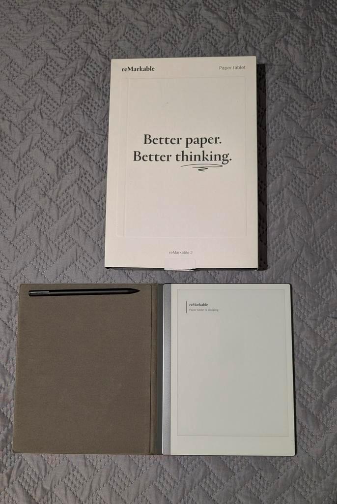 Remarkable 2 met Marker Plus, Case & Originele Doos, Computers en Software, Tekentablets, Zo goed als nieuw, Ophalen of Verzenden