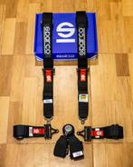 Sparco 6-punts gordel FIA HANS Blauw zwart rood, Ophalen of Verzenden