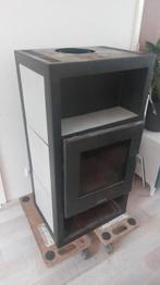 Justus 6kw vrijstaande houtkachel haard hout kachel, Ophalen, Gebruikt, Vrijstaande haard, Houthaard