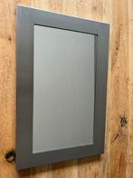 Stevige Rechthoekige RVS Spiegel, Huis en Inrichting, Minder dan 50 cm, Ophalen of Verzenden, Zo goed als nieuw, Minder dan 100 cm