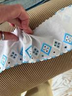 Band blauw wit broderie vintage retro katoen, Ophalen of Verzenden, Nieuw, Lint, Band of Elastiek
