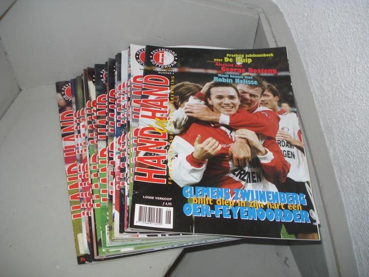 ZGAN - 26x Hand in Hand Feyenoord Rotterdam / tijdschrift, Verzamelen, Sportartikelen en Voetbal, Zo goed als nieuw, Boek of Tijdschrift