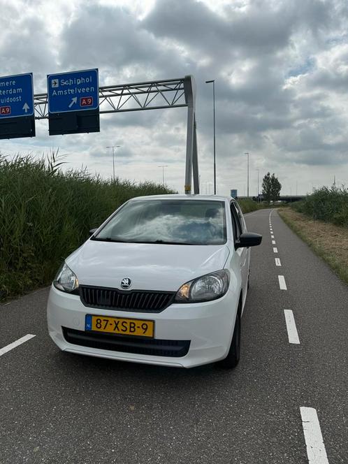 Skoda Citigo 1.0 T 44KW 2012 Wit, Auto's, Skoda, Particulier, Citigo, Benzine, A, Hatchback, Handgeschakeld, Origineel Nederlands