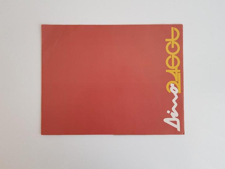 Originele Ferrari Dino 246 GT brochure - 1970 - N. 40/70, Boeken, Auto's | Folders en Tijdschriften, Zo goed als nieuw, Ferrari