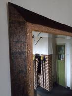 Grote spiegel NIEUW zwart-goud-brons, Ophalen, 100 tot 150 cm, Nieuw, 75 tot 100 cm