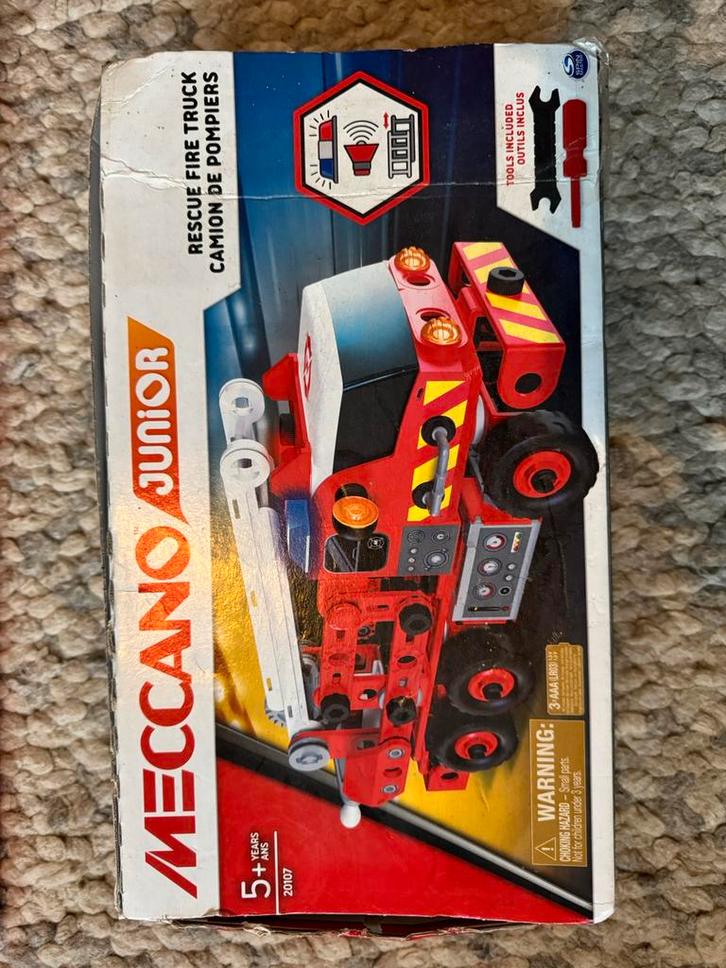Meccano Junior Rescue brandweerwagen, Verzamelen, Speelgoed, Nieuw, Ophalen of Verzenden