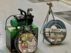 BTP beregeningsset waterpomp set met slangen sproeier tuinpo