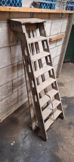 Antieke schildertral houten trap, Antiek en Kunst, Ophalen