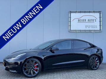 Tesla Model 3 Performance AWD 75 kWh Autopilot/Camera/20inch beschikbaar voor biedingen