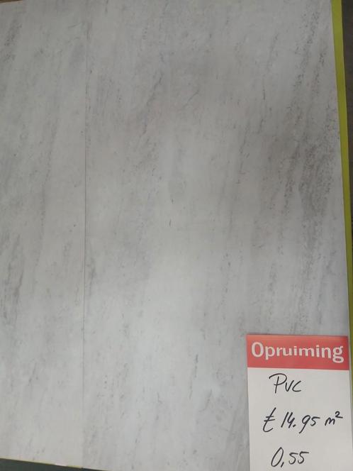 pvc dry back, Huis en Inrichting, Stoffering | Vloerbedekking, Nieuw, Overige typen, Wit, Crème, Grijs, 75 m² of meer, Ophalen