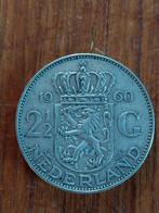 Zilveren rijksdaalder 1960 van Tante Brocante, Postzegels en Munten, Munten | Nederland, Ophalen of Verzenden, Koningin Juliana