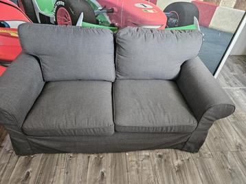 Ikea Ektorp 2-zitbank Donkergrijs