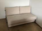 Sofa bed - 2 persons, Ophalen, Crème, Tweepersoons, 140 cm