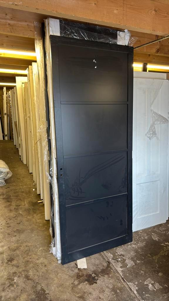 Stompe paneeldeur 93x231.5 cm steellook rechtshang nr 546, Doe-het-zelf en Verbouw, Deuren en Horren, Nieuw, Binnendeur, 215 cm of meer