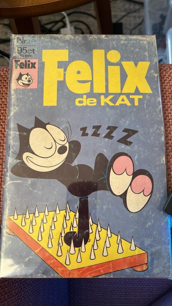 Felix de kat nr 14 - 1973, Boeken, Stripboeken, Gelezen, Eén stripboek, Ophalen of Verzenden