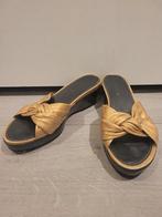 Aerosoles Sandalen/Slippers Goud, Kleding | Dames, Schoenen, Overige kleuren, Zo goed als nieuw, Sandalen of Muiltjes, Ophalen of Verzenden