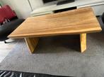 Dikke boomstam salontafel Indonesisch hardhout boomstamtafel, Ophalen, 100 tot 150 cm, Teakhout, 50 tot 100 cm