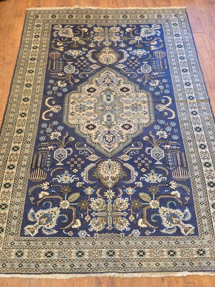 Perzisch Tapijt Ardabil 390X200  Perzische Oosterse  Vintage, Huis en Inrichting, Stoffering | Tapijten en Kleden, Gebruikt, 200 cm of meer