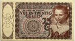 25 gulden 1943 praktisch UNC, Postzegels en Munten, Bankbiljetten | Nederland, Ophalen of Verzenden, 25 gulden, Los biljet