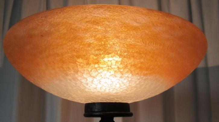 art deco smeedijzeren vloerlamp Daum Nancy 10, Antiek en Kunst, Antiek | Lampen, Ophalen