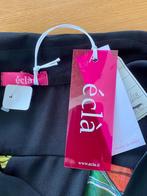 i454 Nieuw: Ecla maat S/M=36/38/40 designer tuniek blouse, Maat 38/40 (M), Zwart, Ecla, Nieuw