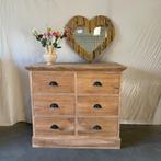 Ladekast - massief teak – 6 lades – 100 cm breed – TTM Wonen