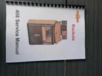 Te koop service manual voor Rock-ola 408 Rhapsody jukebox, Verzamelen, Automaten | Jukeboxen, Ophalen of Verzenden, Nieuw, Rock Ola