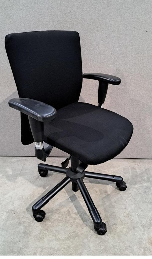 3x Interstuhl A122 Bureaustoel - Ergonomisch & Comfortabel, Huis en Inrichting, Bureaustoelen, Zo goed als nieuw, Zwart, Ergonomisch
