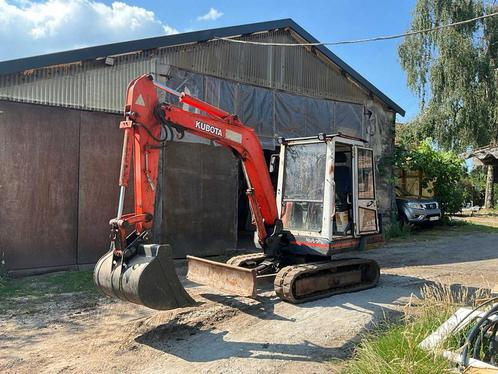 1993 Kubota KX-101 graafmachine, Zakelijke goederen, Machines en Bouw | Kranen en Graafmachines, Graafmachine