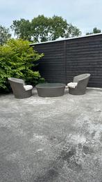 Tuinset loungeset, Kunststof, Gebruikt, Minder dan 60 cm, Rond