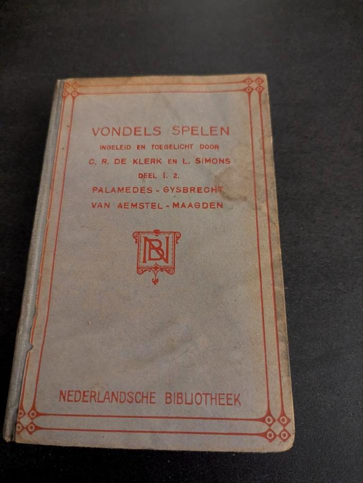 Vondels Spelen Deel 2 - Palamedes, Gysbrecht, Antiek en Kunst, Antiek | Boeken en Bijbels, Ophalen of Verzenden