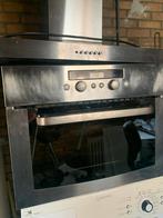 Gebruikte inbouw oven met grill+afzuigkap, 45 tot 60 cm, Gebruikt, Hete lucht, Ophalen of Verzenden