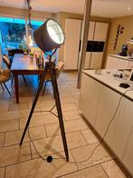 Stoere Film Lamp met Statief, Huis en Inrichting, Lampen | Vloerlampen, Gebruikt, 100 tot 150 cm, Ophalen of Verzenden, Metaal