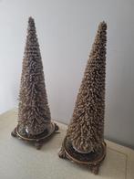 Champagne kleurige borstel kerstbomen groot model, Diversen, Kerst, Heikant 21 Kaatsheuvel, Belle Vieille Brocante, Nieuw, Ophalen of Verzenden