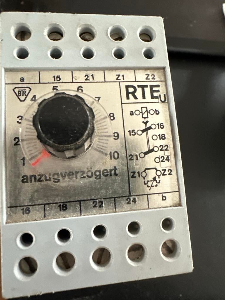 Tijdrelais 0,5-10 seconden, Hobby en Vrije tijd, Elektronica-componenten, Ophalen of Verzenden, Gebruikt