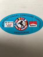 Sticker Internationaal Concours Hippique Geesteren, Verzenden, Zo goed als nieuw, Sport