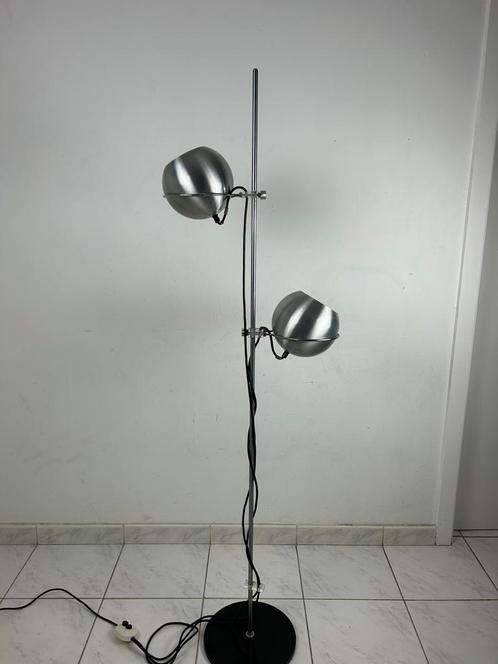 Vintage eye ball vloerlamp Gepo, Huis en Inrichting, Lampen | Vloerlampen, Gebruikt, 150 tot 200 cm, Metaal, Ophalen