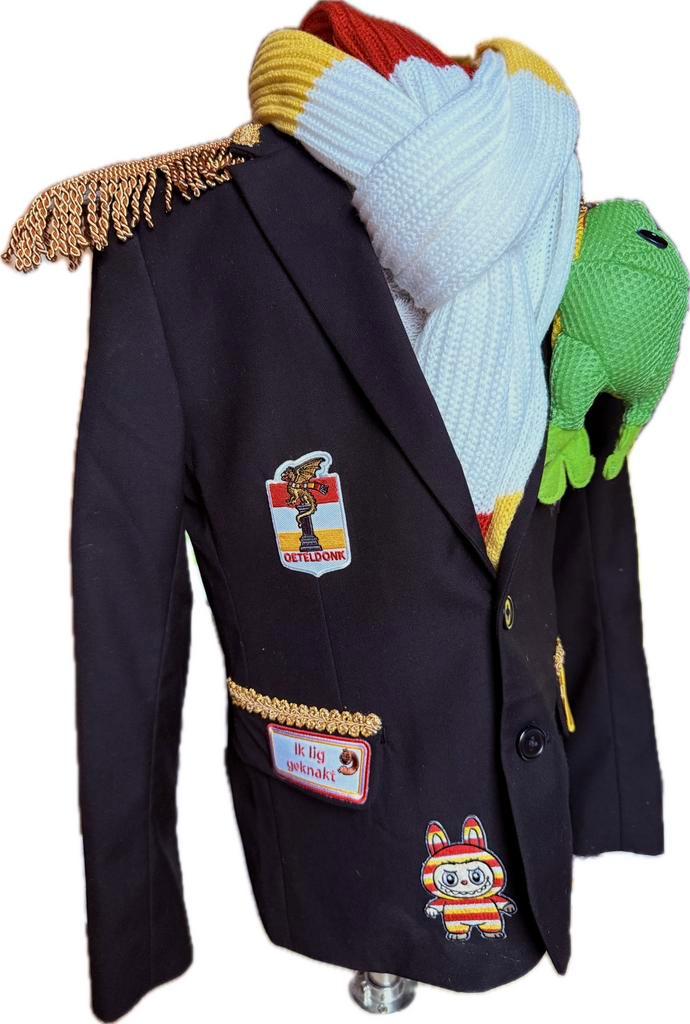 Oeteldonk kinder jasjes zwart (nieuw) - 50 euro, Kleding | Heren, Carnavalskleding en Feestkleding, Zo goed als nieuw, Overige maten