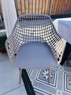 Kuipstoelen Webbing | Kwantum 6 stuks in de kleur Taupe, Ophalen, Zo goed als nieuw, Kunststof